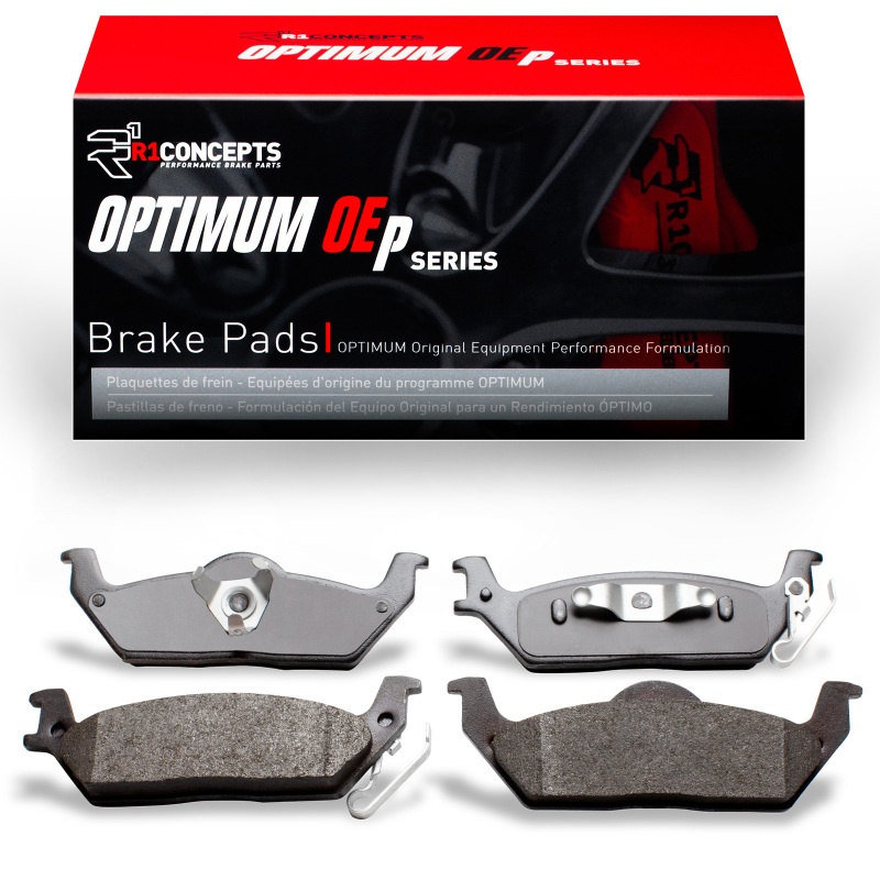 Ford F-150 Brake Pads - Rear - R1 Concepts - R1 Optimum OE - `04-`09